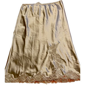 60s/70s Christian Dior Beige/Ivory Half Slip